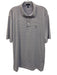 Peter Millar Size XXL White & Blue Polyester Striped Polo Men's Short Sleeve White & Blue / XXL