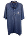 RLX Size XXL Blue Polyester Striped Polo Men's Short Sleeve Blue / XXL