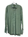 Sid Mashburn Size Est XL Green & Blue Cotton Plaid Button Up Long Sleeve Shirt Green & Blue / Est XL