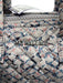 MZ Wallace Gray, Pink & Blue Nylon Quilted Double Handle Zip Close Bag Gray, Pink & Blue / XS