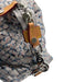 MZ Wallace Gray, Pink & Blue Nylon Quilted Double Handle Zip Close Bag Gray, Pink & Blue / XS