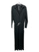 Vuori Size XS Black Poly Drawstring Flare Long Sleeve Jumpsuit Black / XS