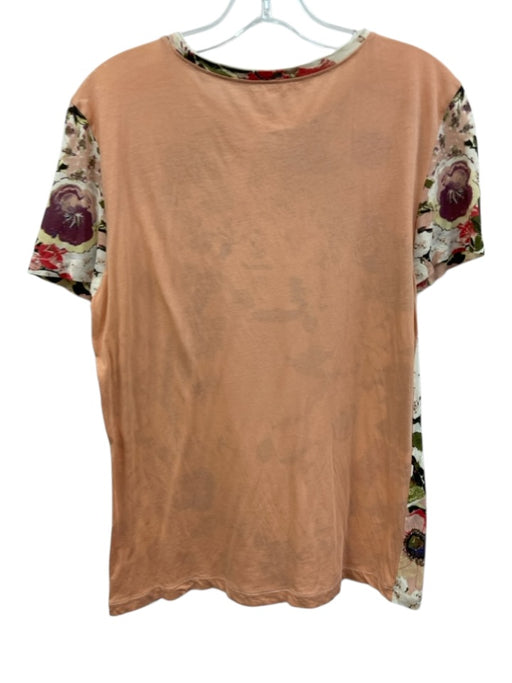 Tory Burch Size M Pink, Green, White Pima Cotton Floral short sleeve Top Pink, Green, White / M
