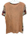 Tory Burch Size M Pink, Green, White Pima Cotton Floral short sleeve Top Pink, Green, White / M