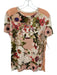 Tory Burch Size M Pink, Green, White Pima Cotton Floral short sleeve Top Pink, Green, White / M