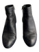 Alexander Wang Shoe Size 38.5 Black Leather Pointed Toe Side Zip Booties Black / 38.5
