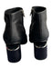Alexander Wang Shoe Size 38.5 Black Leather Pointed Toe Side Zip Booties Black / 38.5