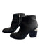 Alexander Wang Shoe Size 38.5 Black Leather Pointed Toe Side Zip Booties Black / 38.5