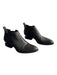 Alexander Wang Shoe Size 38 Black Leather Pointed Toe Stretch Panels Booties Black / 38