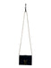 Yves Saint Laurent Black & Gold Calfskin Chain Shoulder & Crossbody Straps Bag Black & Gold / Mini Pouchette