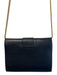 Yves Saint Laurent Black & Gold Calfskin Chain Shoulder & Crossbody Straps Bag Black & Gold / Mini Pouchette