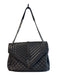 Saint Laurent Gunmetal Leather Silvertone hardware Logo chain link strap Bag Gunmetal / Medium
