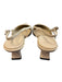 Vince Shoe Size 39 Bone Leather Pointed Toe Slingback Buckle Shoes Bone / 39