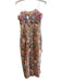 Elliatt Size Small Pink & Multi Back Zip Flower Application Mesh Overlay Gown Pink & Multi / Small