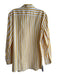 Tyler Boe Size M Yellow 100% Cotton Button Down Vertical Stripes Collared Top Yellow / M
