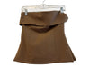 Babaton Size 4 Brown Polyester Blend Strapless Side Slit Back Zip Top Brown / 4