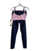 Set Size Medium Navy & Pink Polyester Blend Ankle Length 2 Piece Athletic Set Navy & Pink / Medium