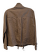 Liverpool Size Small Brown Lyocell blend Front Zip & Snap Collared Jacket Brown / Small