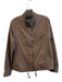 Liverpool Size Small Brown Lyocell blend Front Zip & Snap Collared Jacket Brown / Small