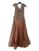 Rose Taft Size 8 Beige & Champagne Chiffon Lace Overlay Sweetheart Gown Dress Beige & Champagne / 8