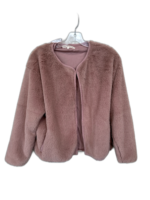 XiRENA Size S Mauve Faux Fur Hook & Eye Long Sleeve Jacket Mauve / S