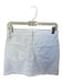Frame Size 26 White Cotton Blend Cut off Denim Skirt White / 26