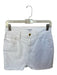 Frame Size 26 White Cotton Blend Cut off Denim Skirt White / 26