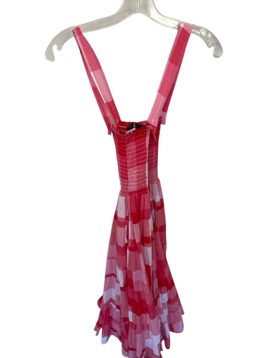 Polo Ralph Lauren Size S Red & White Cotton Sleeveless Checkered Maxi Dress Red & White / S