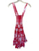 Polo Ralph Lauren Size S Red & White Cotton Sleeveless Checkered Maxi Dress Red & White / S