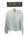 Rag & Bone Size M Ivory Polyester Half Zip Fuzzy Long Sleeve Hoodie Ivory / M