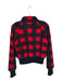 Mother Size S Red & Black Polyester Long Sleeve Buffalo Check Bomber Jacket Red & Black / S