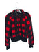 Mother Size S Red & Black Polyester Long Sleeve Buffalo Check Bomber Jacket Red & Black / S