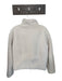 Frame Size S White Faux Shearling Snap Buttons Collar short Coat White / S