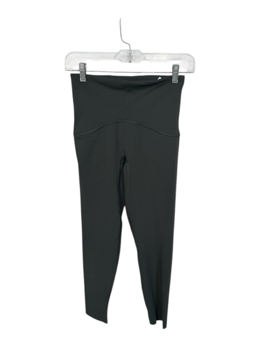 Spanx Size S Olive Green Nylon Blend High Waist Side Pockets Athletic Leggings Olive Green / S