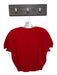 J. Crew Size M Red Cashmere Brushed Short Sleeve Sweater Red / M