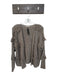 Ulla Johnson Size S Taupe Baby Alpaca Long Sleeve Fringe Knit Open Front Sweater Taupe / S
