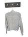 360 Sweater Size S Light Gray Cotton Long Sleeve Cable Knit Crew Neck Sweater Light Gray / S