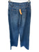 Alice & Olivia Size 31 Med Dark Wash Cotton Blend High Waist Wide Leg Jeans Med Dark Wash / 31