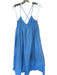 Susana Monaco Size L Baby Blue Cotton Spaghetti Strap Maxi Dress Baby Blue / L