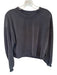 Lululemon Size Est M Charcoal Modal Blend Long Sleeve Cropped Sweatshirt Charcoal / Est M