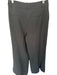 Alice & Olivia Size 10 Black Rayon Blend High Waist Wide Leg Pleat Trouser Pants Black / 10
