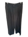 Alice & Olivia Size 10 Black Rayon Blend High Waist Wide Leg Pleat Trouser Pants Black / 10