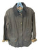 Barbour Size 10 Brown & Tan Coated Canvas Corduroy Collar Full ZIp Jacket Brown & Tan / 10