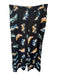 Maeve Size 10 Black & Blue Rayon High Waist Butterflies Wide Leg Pants Black & Blue / 10