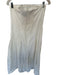Mare Mare Size M White Cotton Strapless Boning Back Zip Maxi Dress White / M