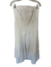 Mare Mare Size M White Cotton Strapless Boning Back Zip Maxi Dress White / M