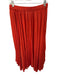 By Anthropologie Size M Rust Orange Polyester Elastic Waist Maxi Skirt Rust Orange / M