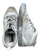 Golden Goose Shoe Size 40 White & Grey Leather Suede Accent Star Sneakers White & Grey / 40