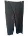 Maeve Size 31T Black Rayon Blend High Waist Wide Leg Pants Black / 31T