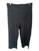 Maeve Size 31T Black Rayon Blend High Waist Wide Leg Pants Black / 31T
